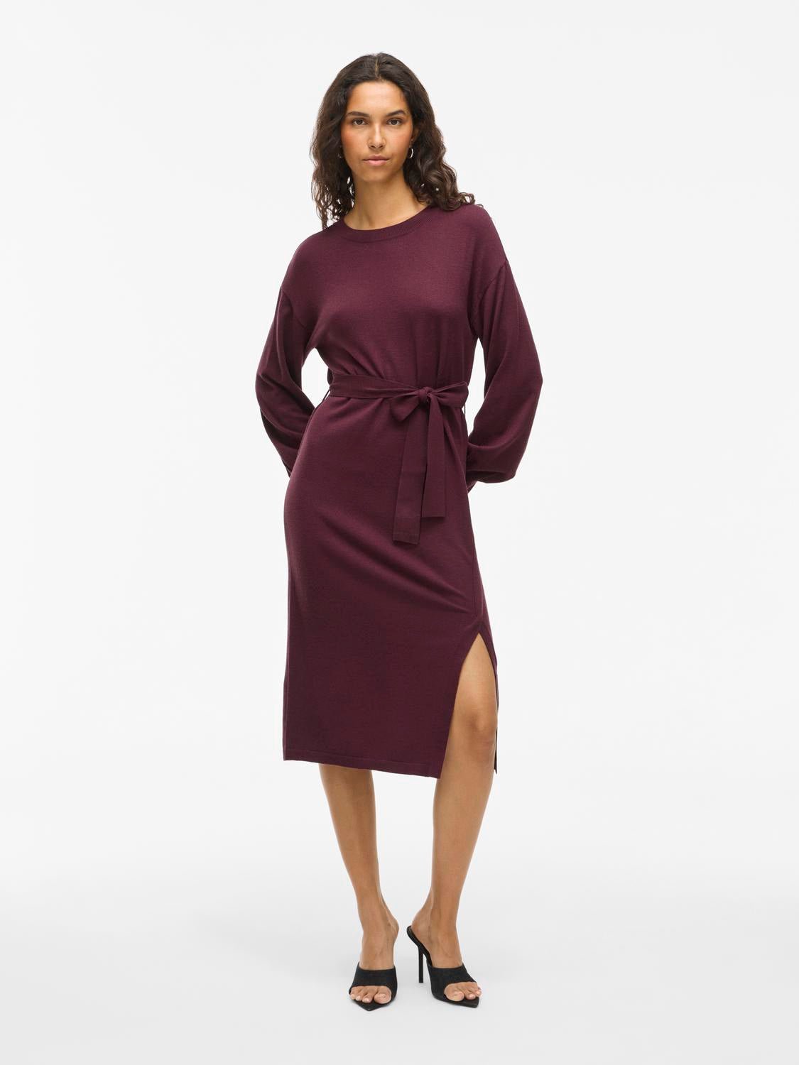 VIRICKY Long Dress - Fig - VERO MODA & VILA Bergvik